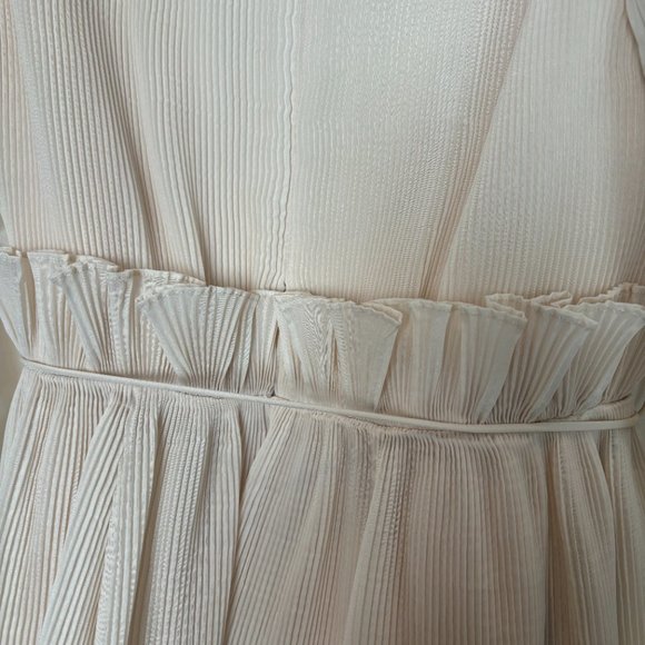 Zimmermann Pleated Mini Dress Ivory - Picture 5 of 7